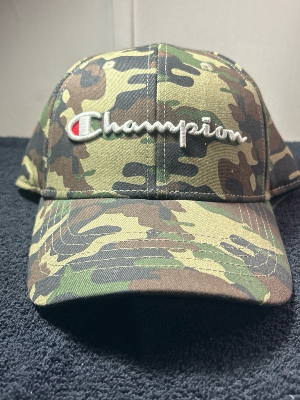 Champion Camo Logo Cap - Green/Brown